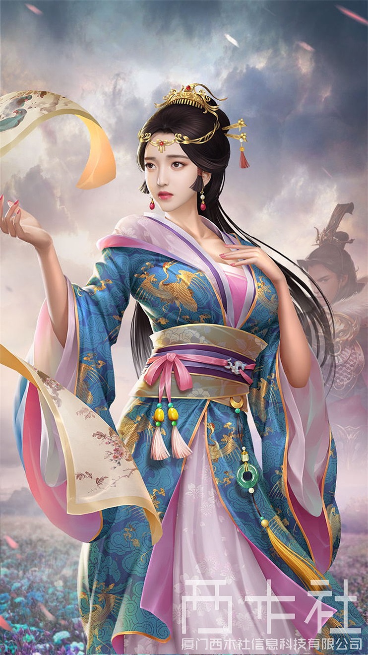 古风卡牌立绘|插画|游戏原画|厦门西木社_原创作品-站酷zcool