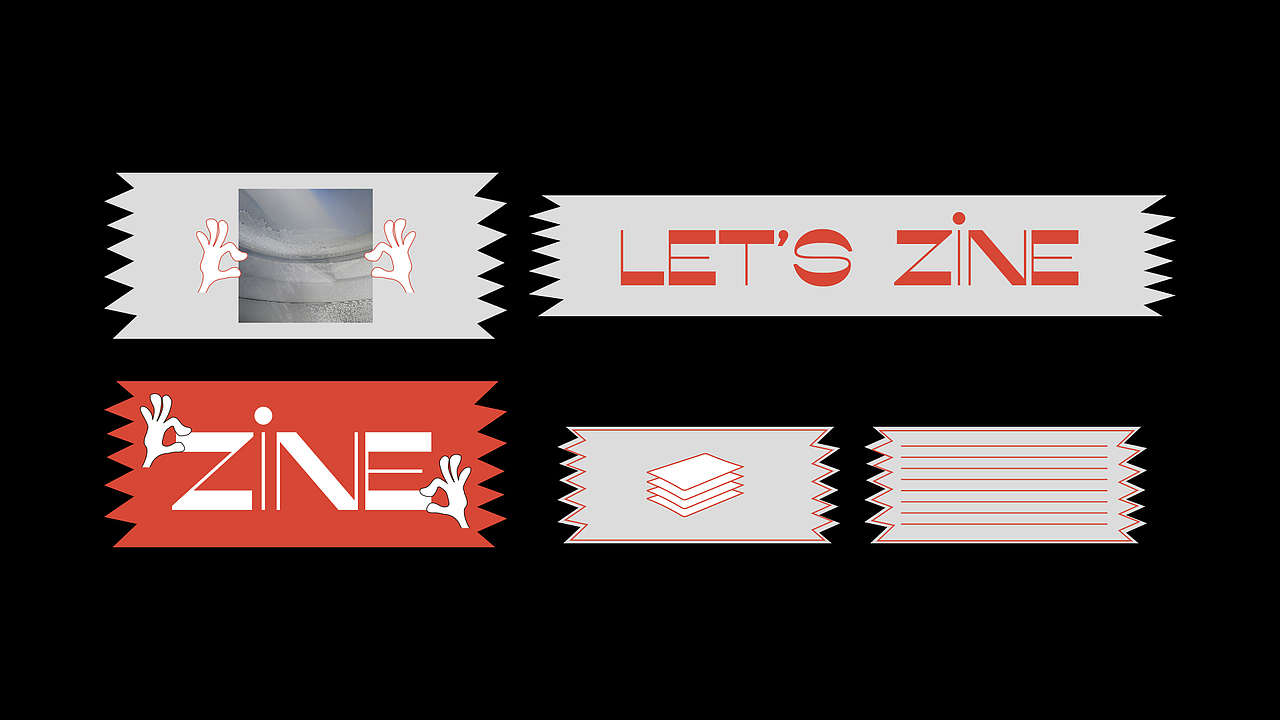 「Let's Zine」（图ZMjIyNzA3ODg4） - 品牌 - 站酷设计师太空罐头原创素材 - 站酷ZCOOL