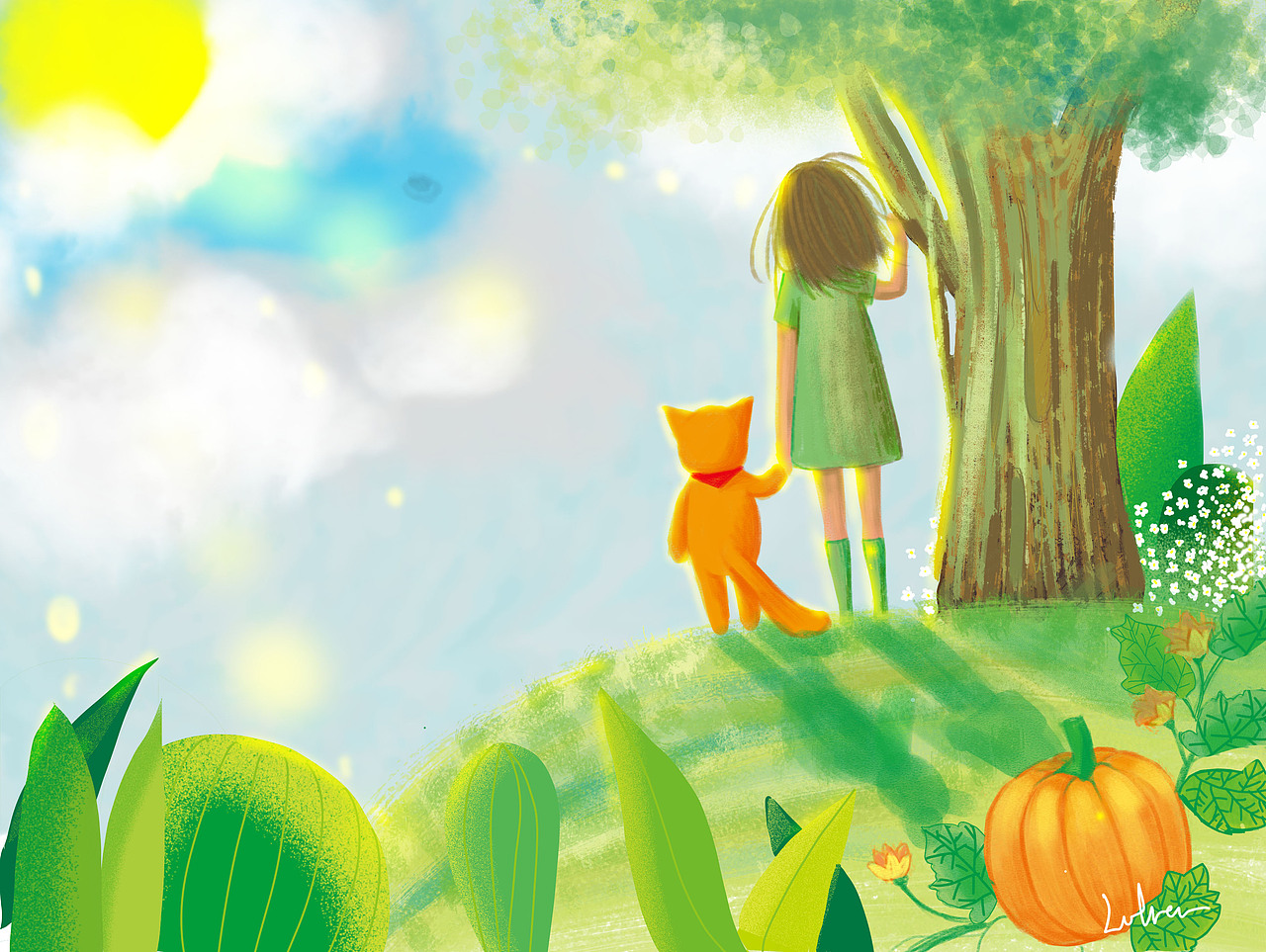 孩子眺望远方什么才叫成长