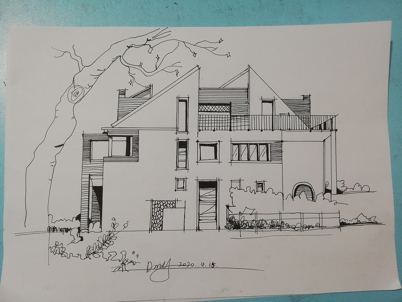 建筑速写