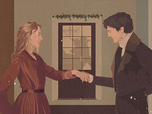 《小婦人》電影手繪插圖（個人主頁-ZNTA1MTI3Njg=） - 創(chuàng)作習(xí)作 - 站酷設(shè)計師HIGGS栗子原創(chuàng)素材 - 站酷ZCOOL