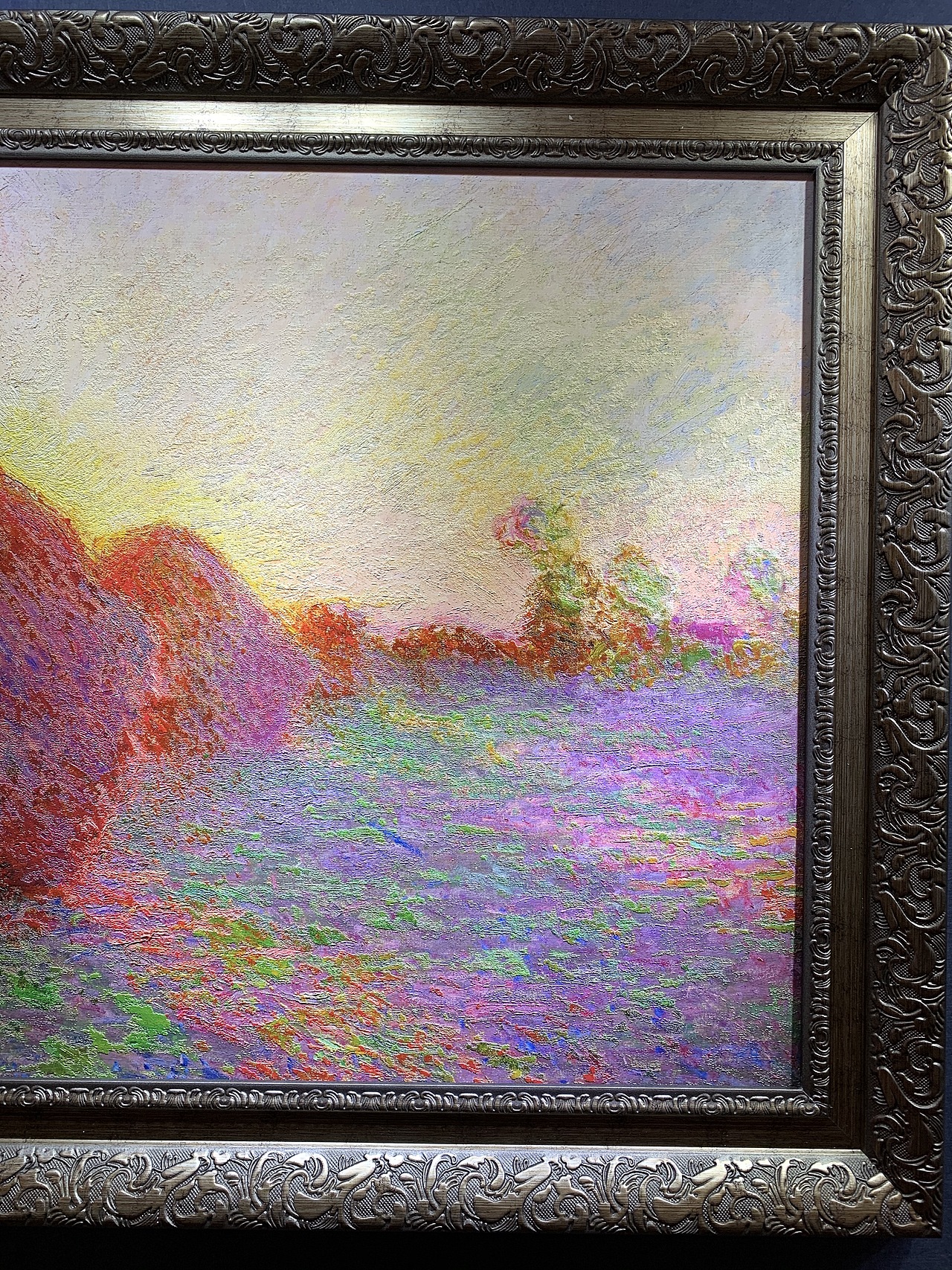 莫奈价值1亿美金的油画《干草垛》,3D复刻震撼再现!