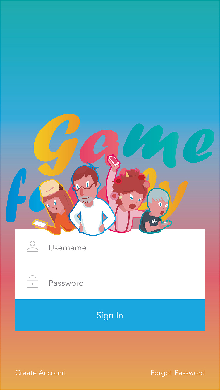 Game family,家庭共享欢乐。(毕设留念)