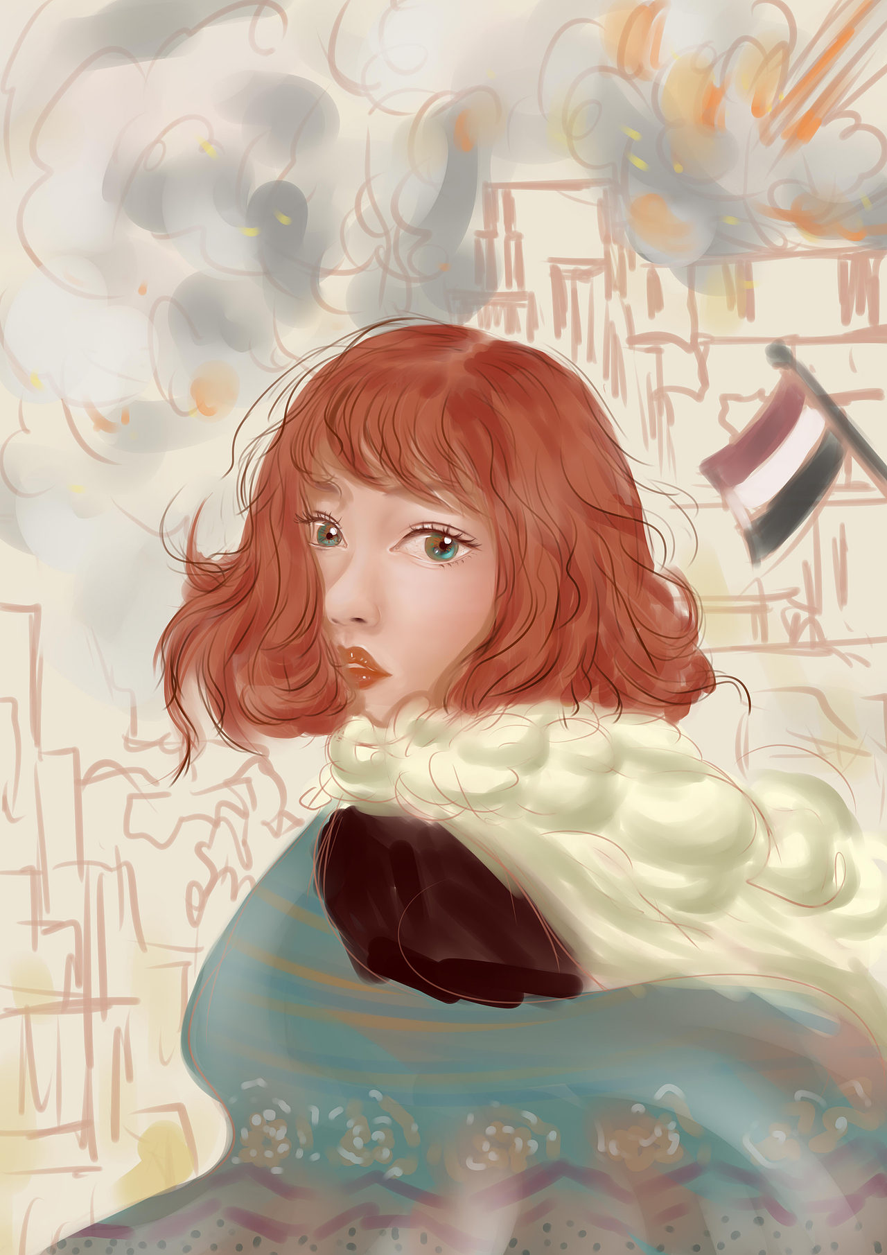 战火（图ZMjU2MDgyNjQw） - 创作习作 - 站酷设计师0糯米饭饭0原创素材 - 站酷ZCOOL
