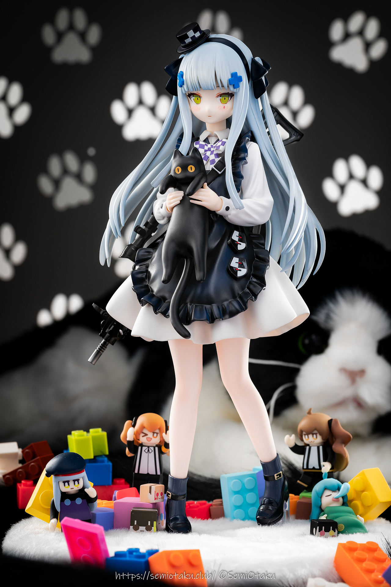 手办摄影hobbymax17hk416黑猫的赠礼ver