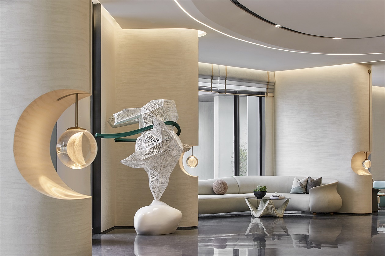 900㎡简约售楼处，探寻沉静的艺术!（图ZMjk1NTg5ODAw） - 商业空间设计 - 站酷设计师Z18672383原创素材 - 站酷ZCOOL