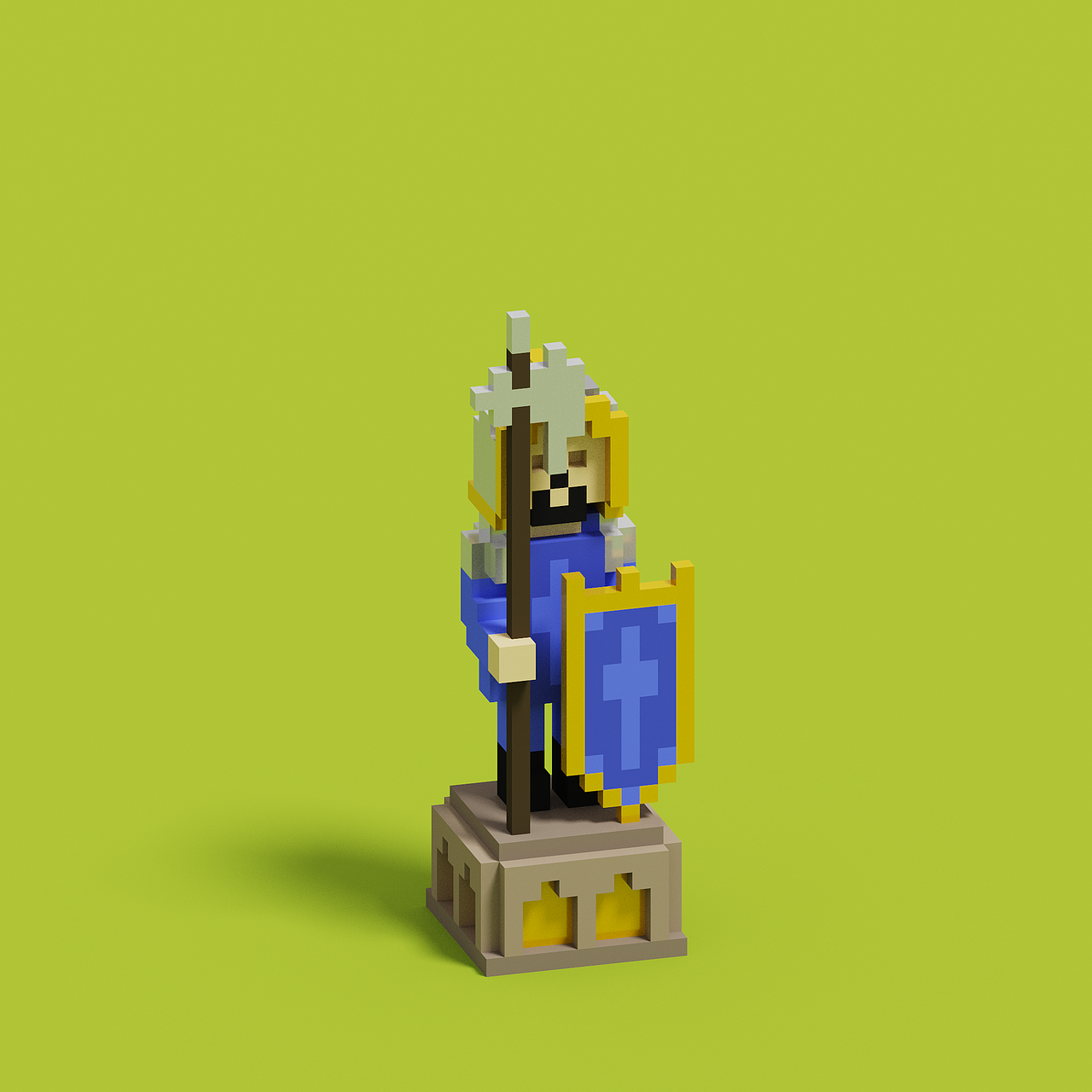 Voxel Art_Chess