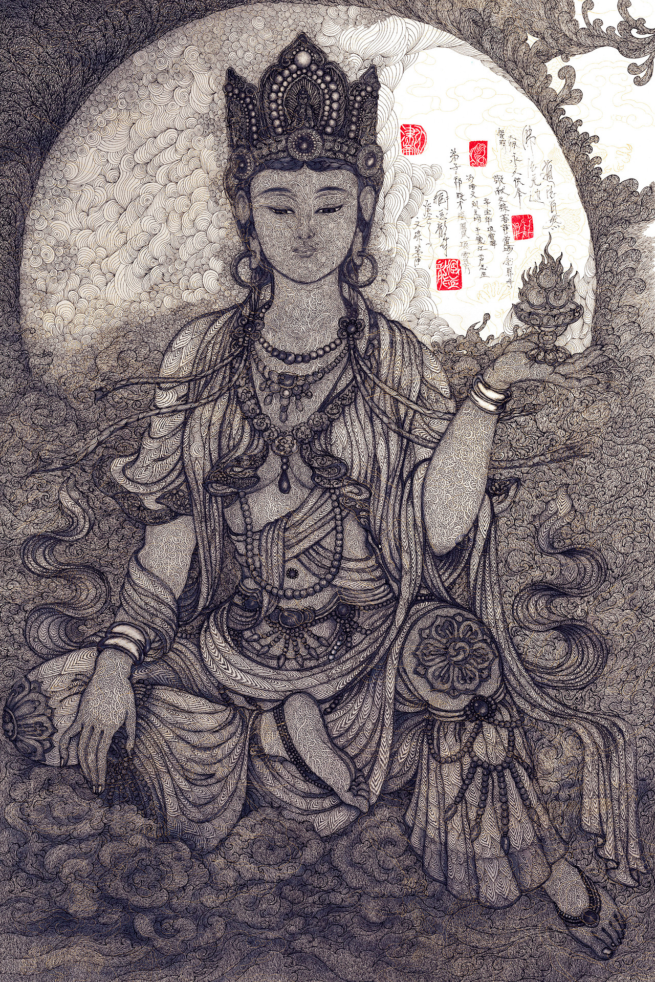 五台山金界寺第一宝《文殊菩萨》