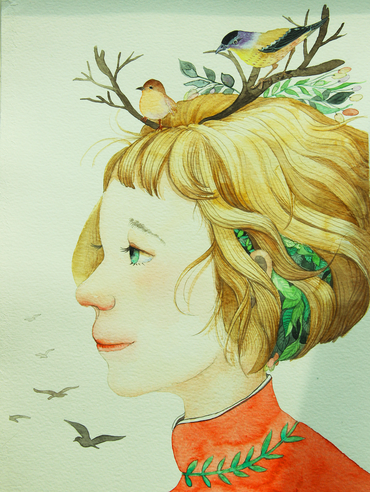 創(chuàng)作一個女孩~（圖ZNjg1ODA0Mjg=） - 商業(yè)插畫 - 站酷設(shè)計師兩尾原創(chuàng)素材 - 站酷ZCOOL