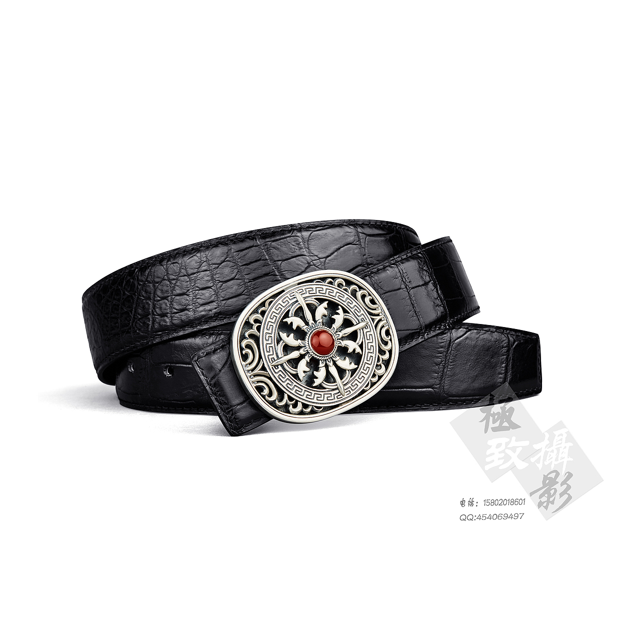 鳄鱼皮男士皮带白底场景拍摄精修案例（图ZMTUyMDE1NzAw） - 产品摄影 - 站酷设计师极致映像原创素材 - 站酷ZCOOL