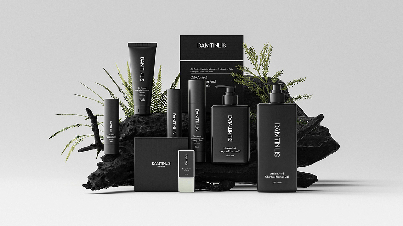 护肤品C4D建模渲染2