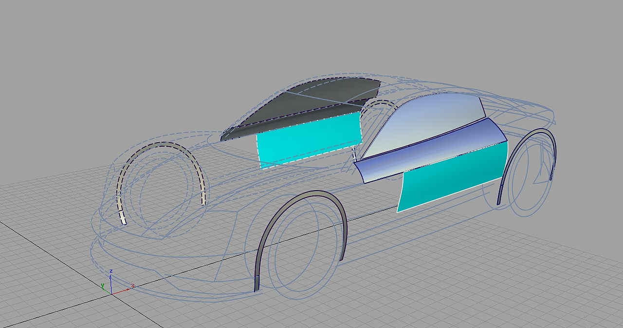 Porsche-Mission-E纯效果图Alias建模教程（图ZOTM3OTYwNDg=） - 机械/交通 - 站酷设计师Adleyou原创素材 - 站酷ZCOOL