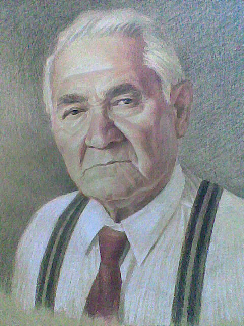 彩铅肖像画（图ZMTI0MDUxMzI=） - 绘画 - 站酷设计师付浩原创素材 - 站酷ZCOOL