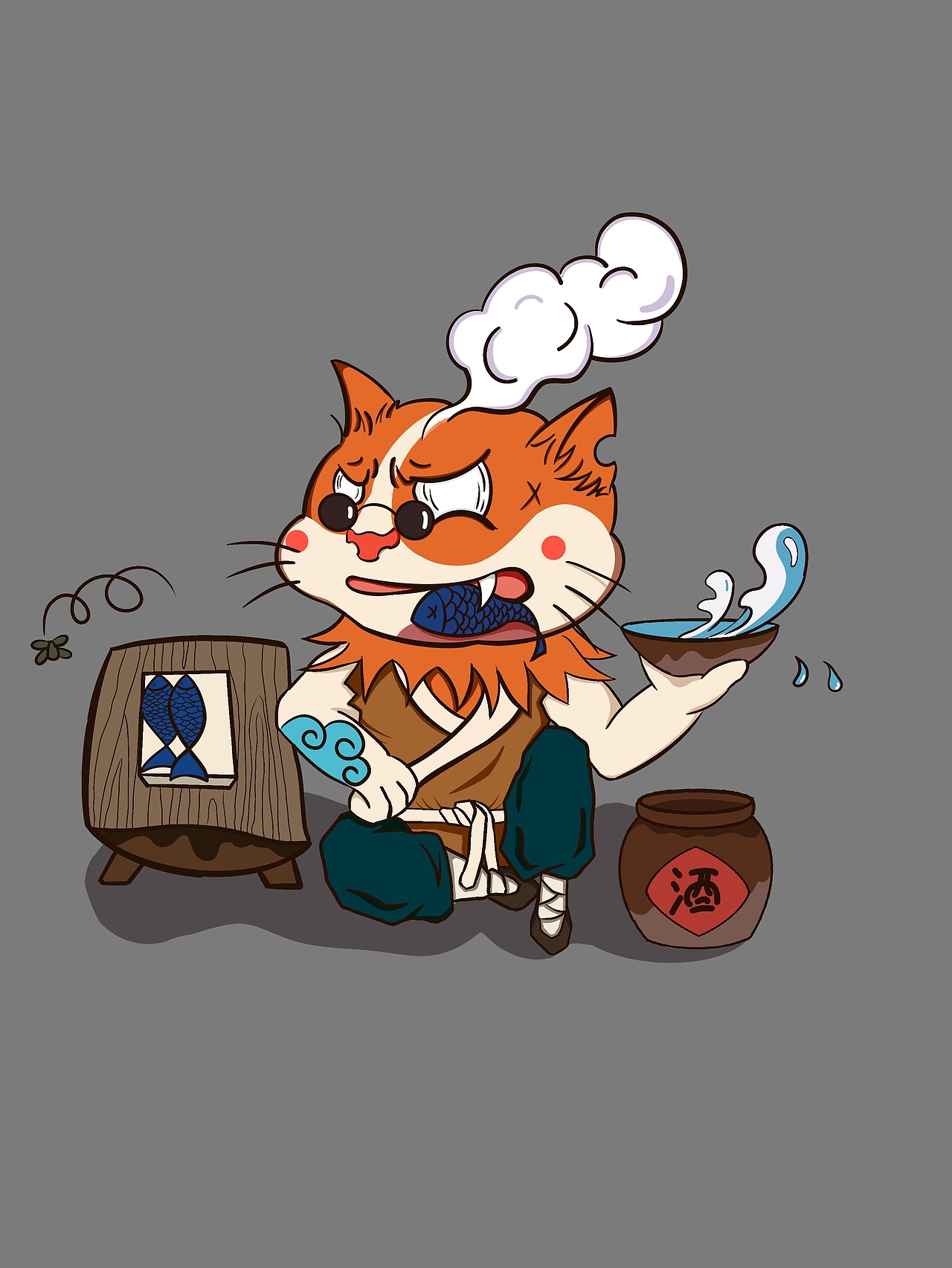 喝酒吃肉喵三叔