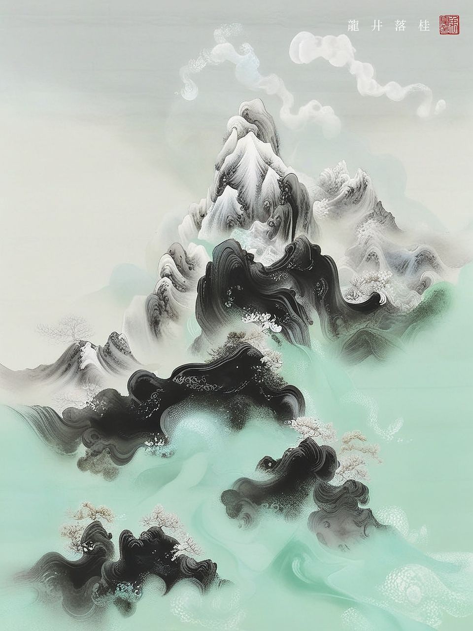 当王希孟的意境遇见Alberto Seveso的色彩