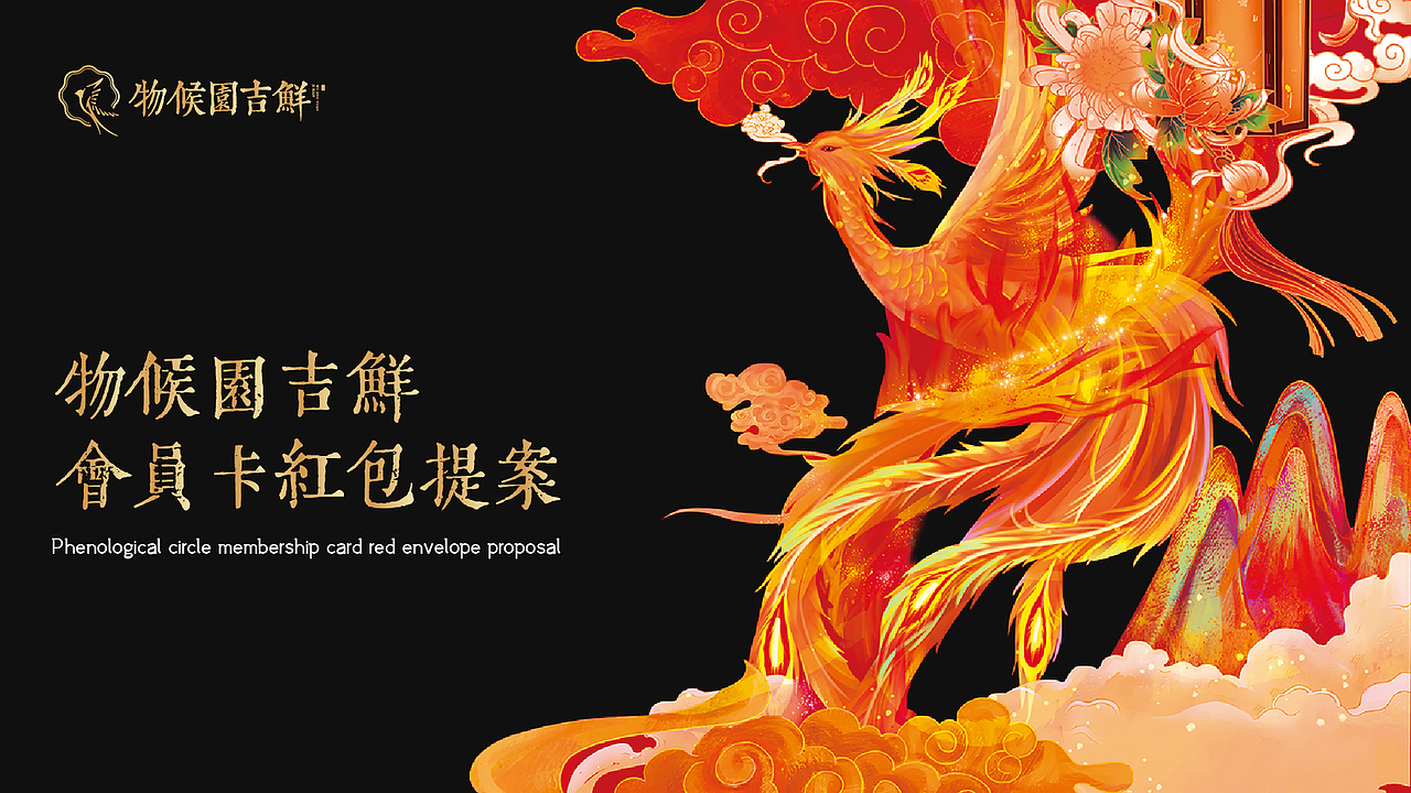 生鲜类中式风格会员卡红包提案