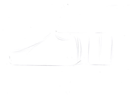 NIKE运动鞋手绘步鄹
