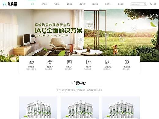 室内净化设备营销网站