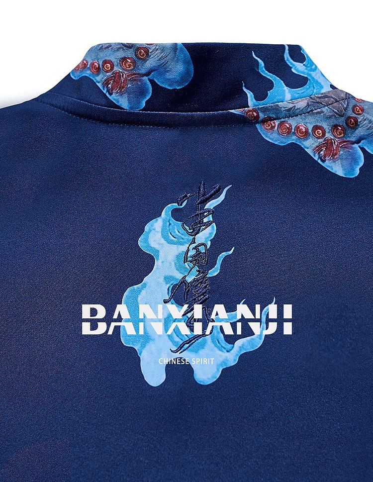 鸣鸿 x 半闲集《火神雷神》联名服装集