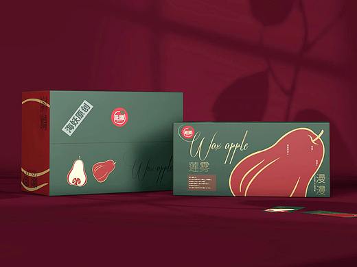 ｛原创｝莲雾扁平卡通风格包装设计