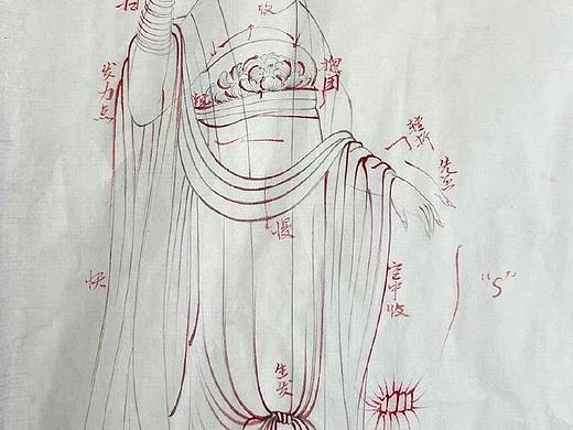 工笔白描