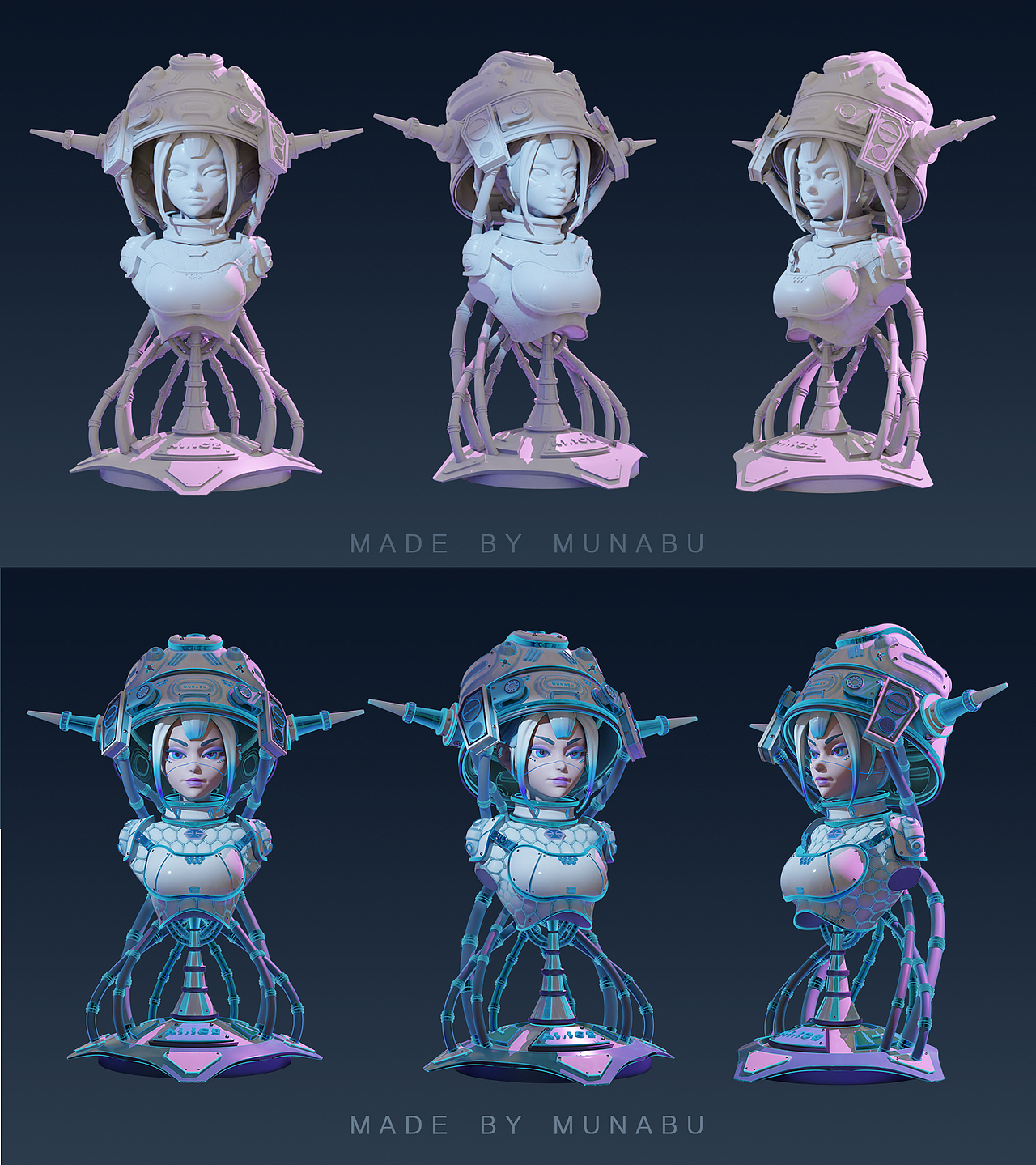 AI机械姬（图ZMjk1OTA0ODY4） - 其他 - 站酷设计师MUNABU学原创素材 - 站酷ZCOOL