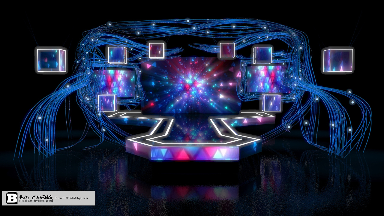 陈意涵生日会 舞台设计