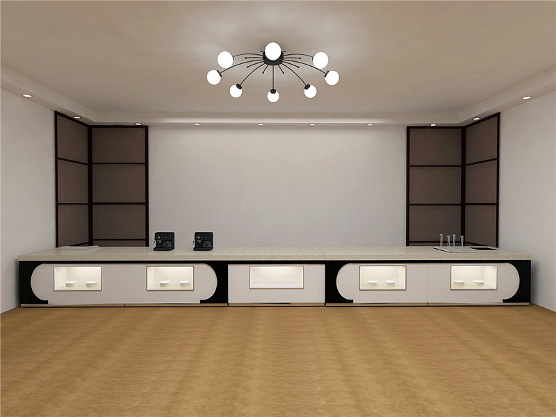 酒店折叠布菲台制作 自助餐台效果图 大理石自助取餐台