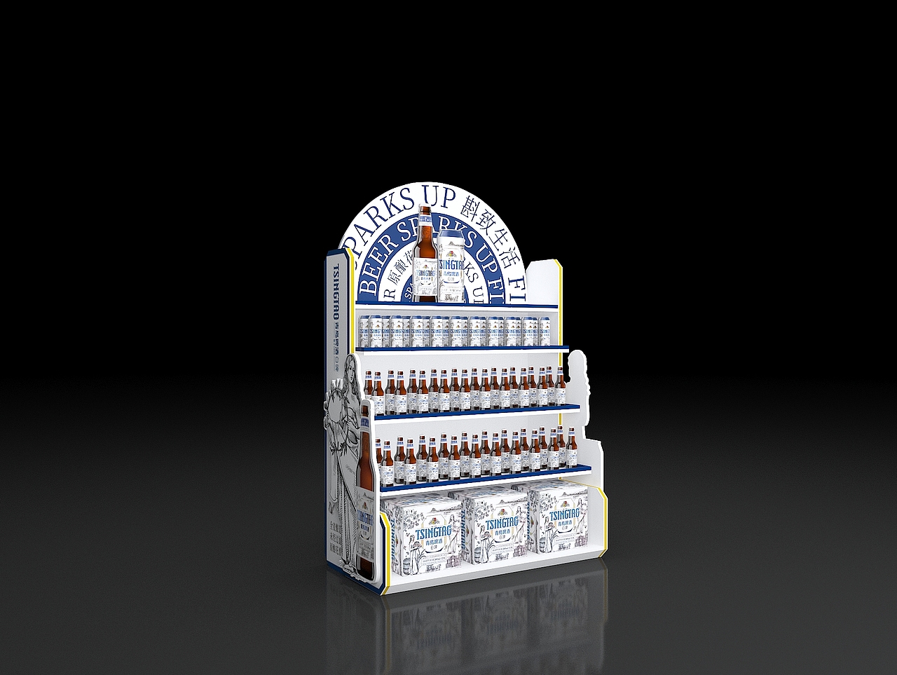 分享收藏标签产品渲染产品建模地堆展柜作品信息创作时