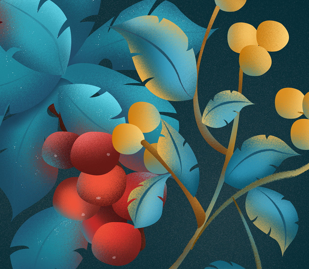 系列植物插画作品|插画|插画习作|da大元 - 原创作品 - 站酷 (zcool)