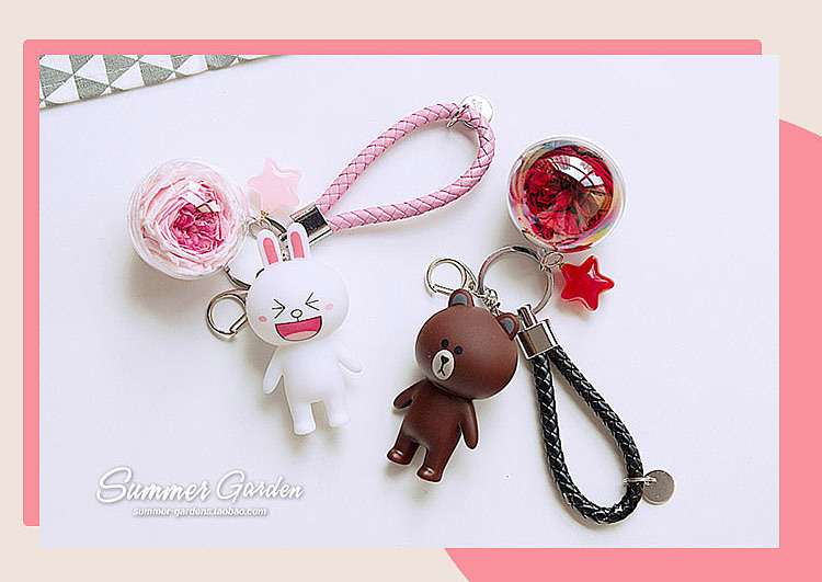 花艺手作--永生花钥匙扣--《夏末花园成长日记36》（图ZNzYyMTk2Mjg=） - 其他手工艺 - 站酷设计师zxsummer原创素材 - 站酷ZCOOL