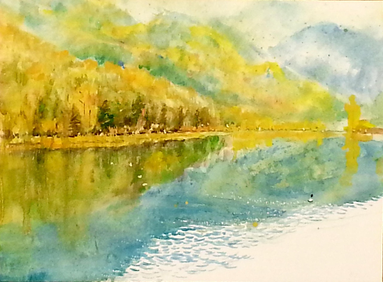 九寨沟|纯艺术|绘画|zsy54 - 原创作品 - 站酷 (zcool)