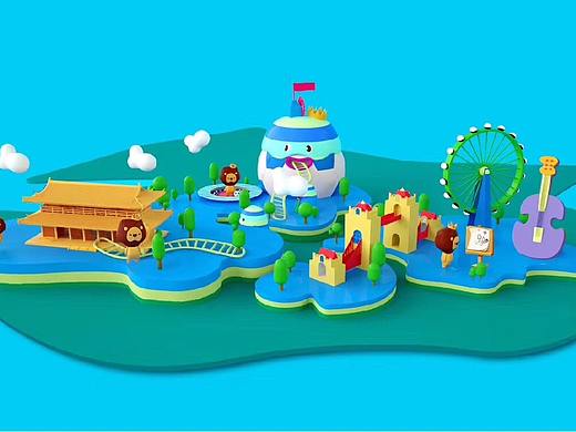 幼儿园学前教育少儿培训学堂吉祥物插画品牌全案设计