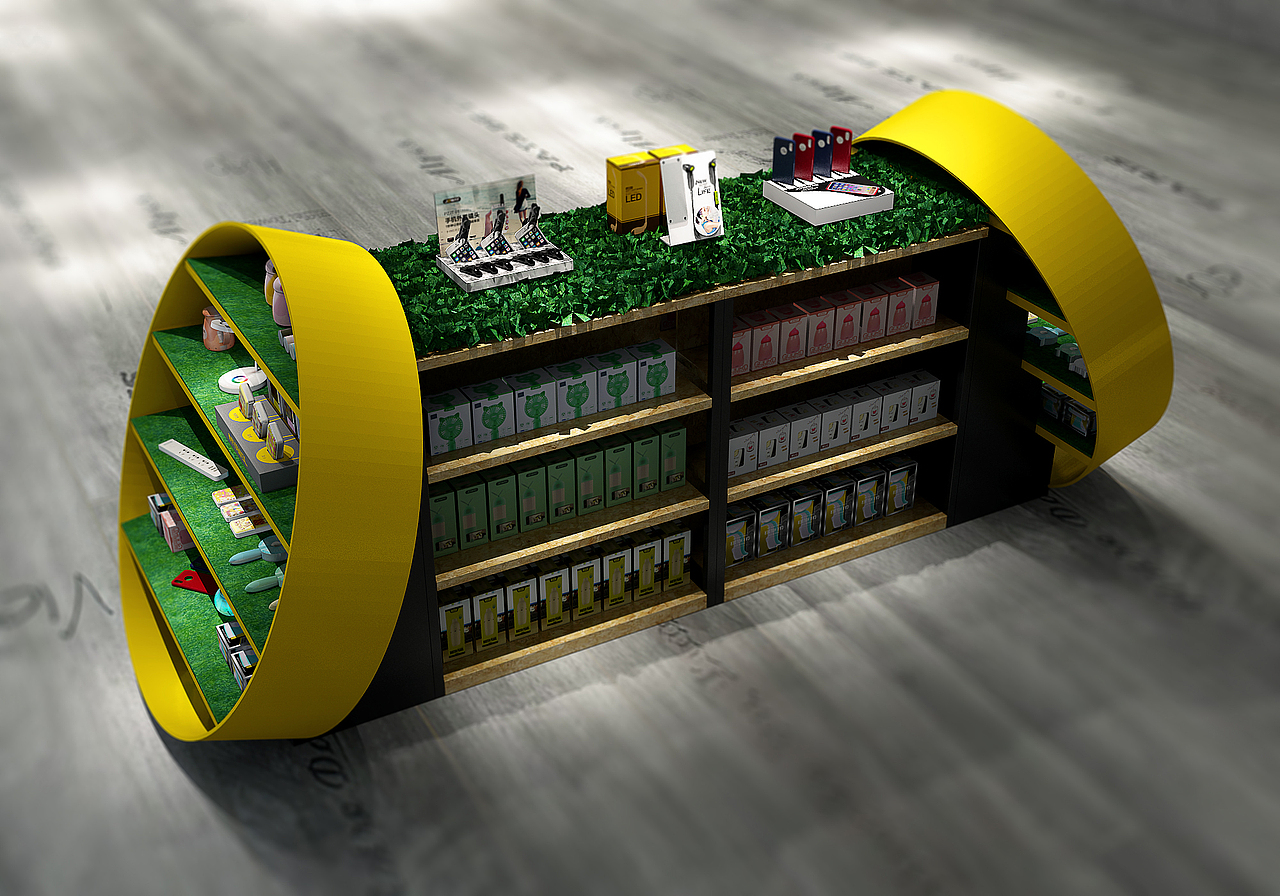 数码潮品展示柜