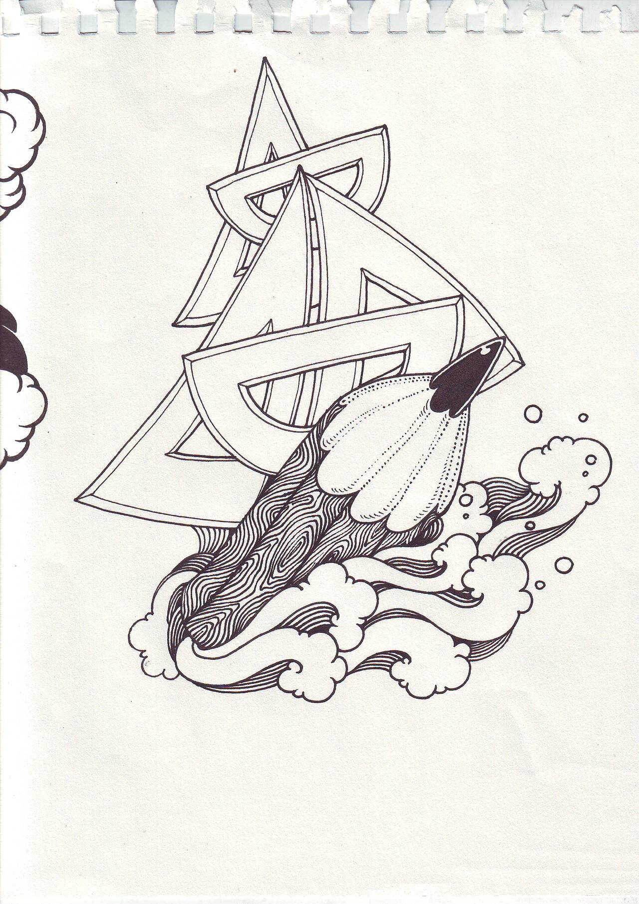 纸上涂鸦小作 4幅 过程图（图ZMTY4Njg3MjA=） - 绘画 - 站酷设计师傅淳强画者之旅原创素材 - 站酷ZCOOL