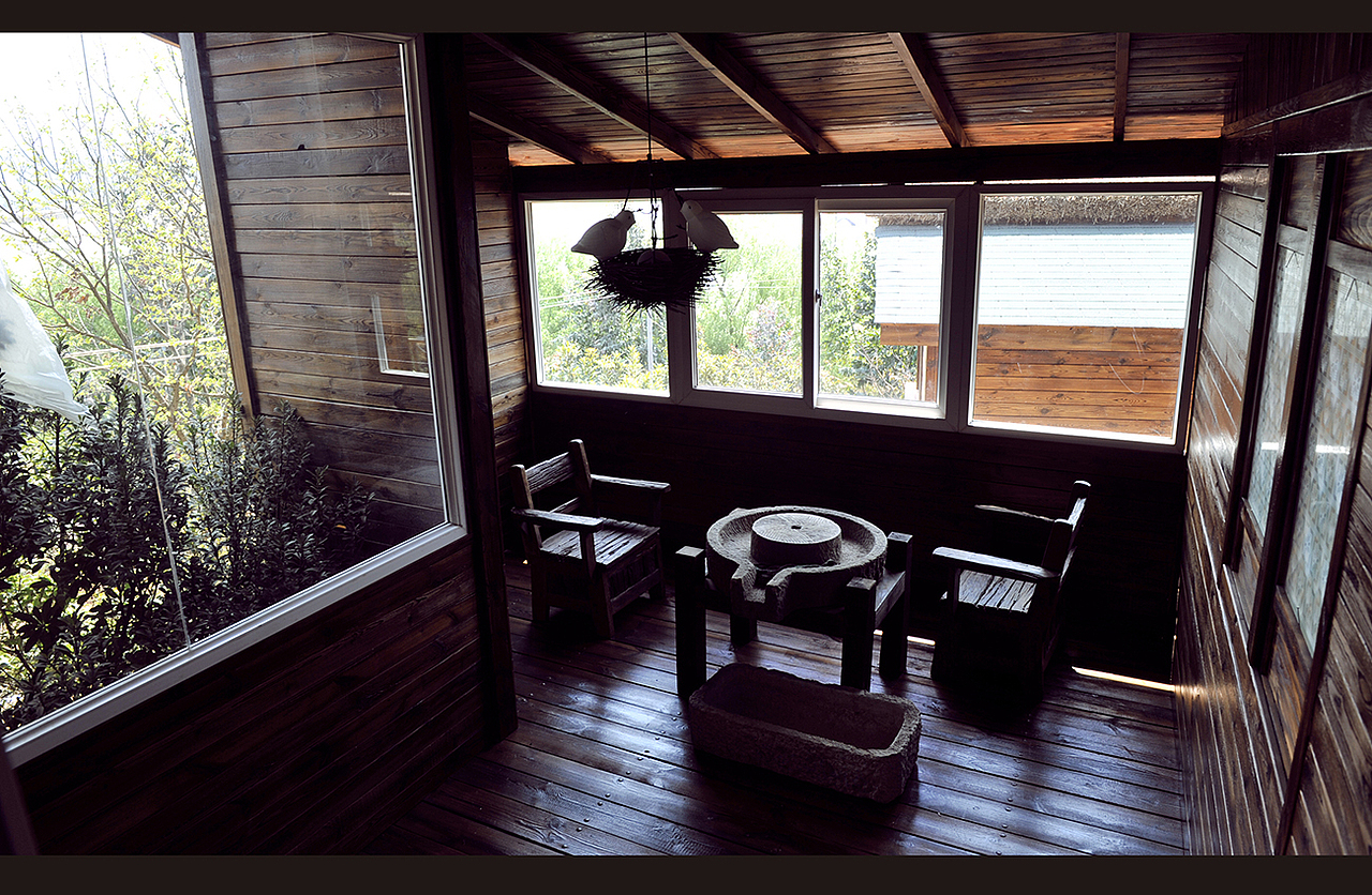 黑白纸刻画——及大船山庄设计