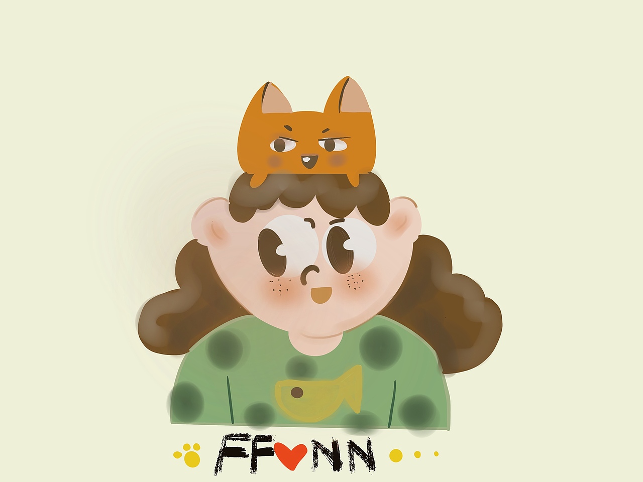 iPad pro绘画习作·卡通胖女孩儿（图ZMjE1MDY5NTMy） - 商业插画 - 站酷设计师葛布该原创素材 - 站酷ZCOOL