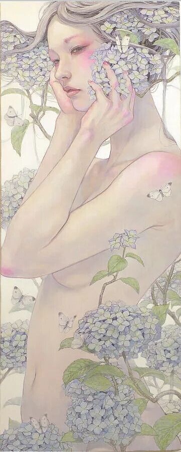 日本画家平野美保的插画（图ZNTczMzUzOTY=） - 艺术插画 - 站酷设计师Mr周先生原创素材 - 站酷ZCOOL