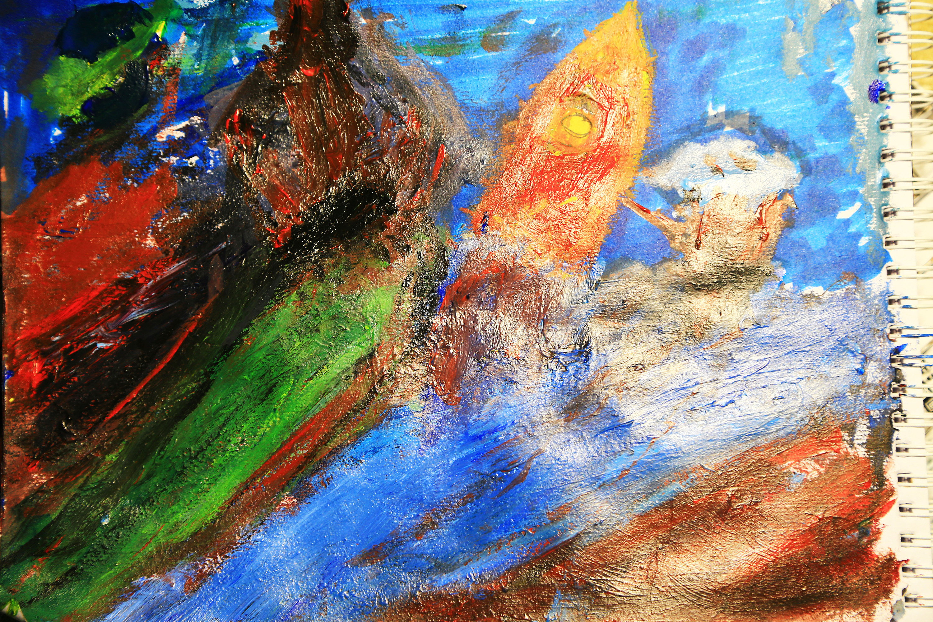 主题:逃离地球-即兴画