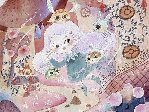 迷路（個人主頁-ZMzIxNzY2NTI=） - 繪本 - 站酷設計師嗯是圓圓呀原創(chuàng)素材 - 站酷ZCOOL