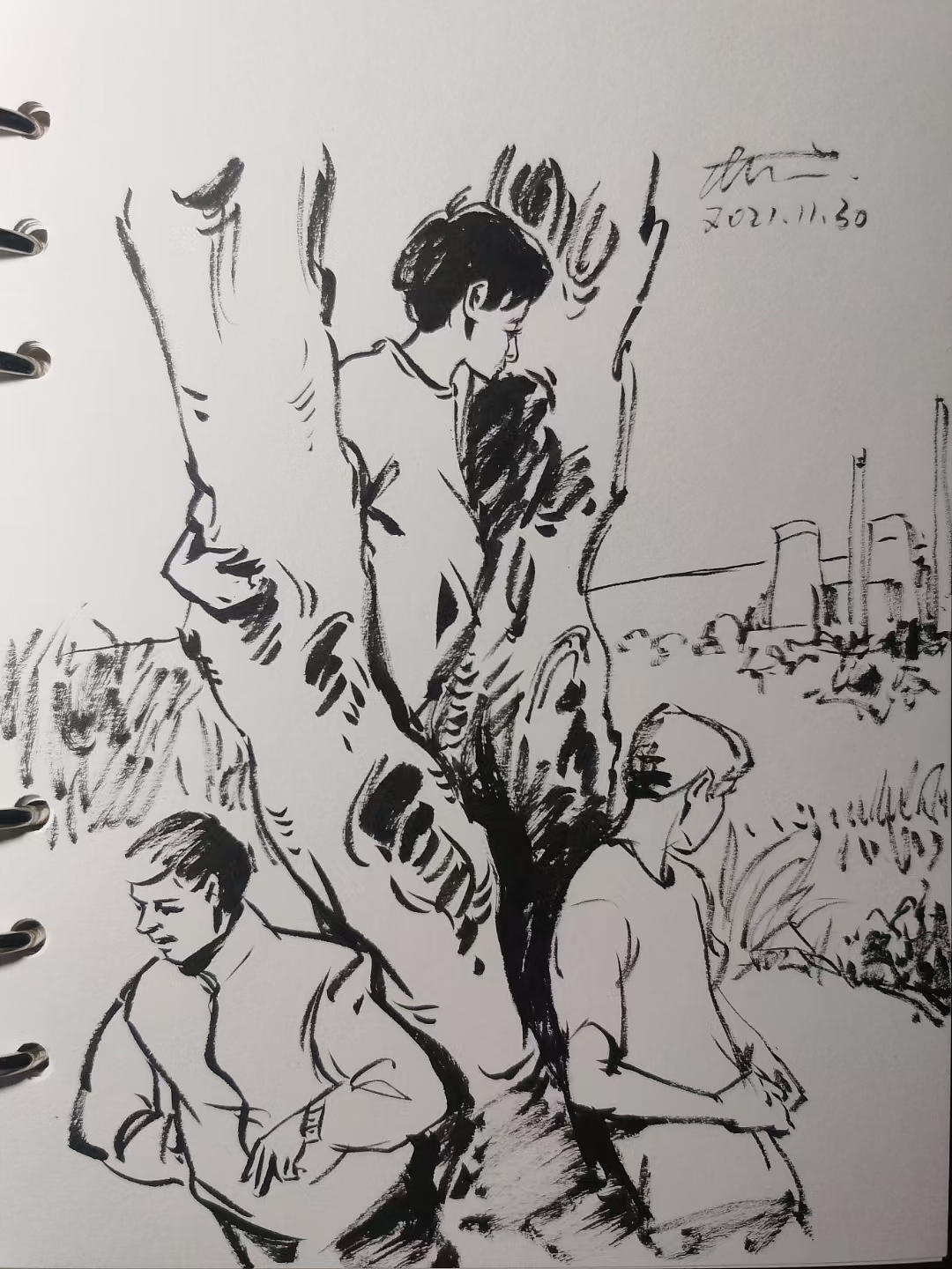 近日速写（图ZMjgxNDkwNDI0） - 绘画 - 站酷设计师张晓睿原创素材 - 站酷ZCOOL