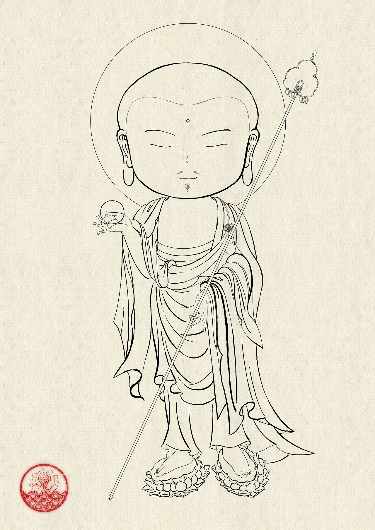 大愿地藏菩萨q版