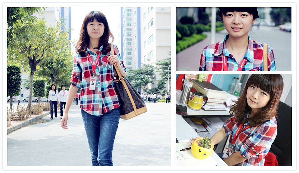 IT美女带你走进电子企业