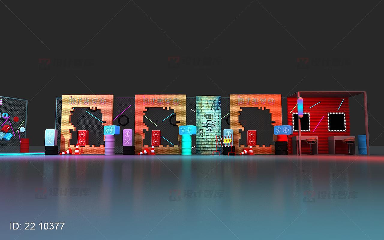 铁艺多元素户外街头活动快闪店美陈设计效果图（图ZMjE1OTY2NDEy） - 其他三维 - 站酷设计师一术设计原创素材 - 站酷ZCOOL