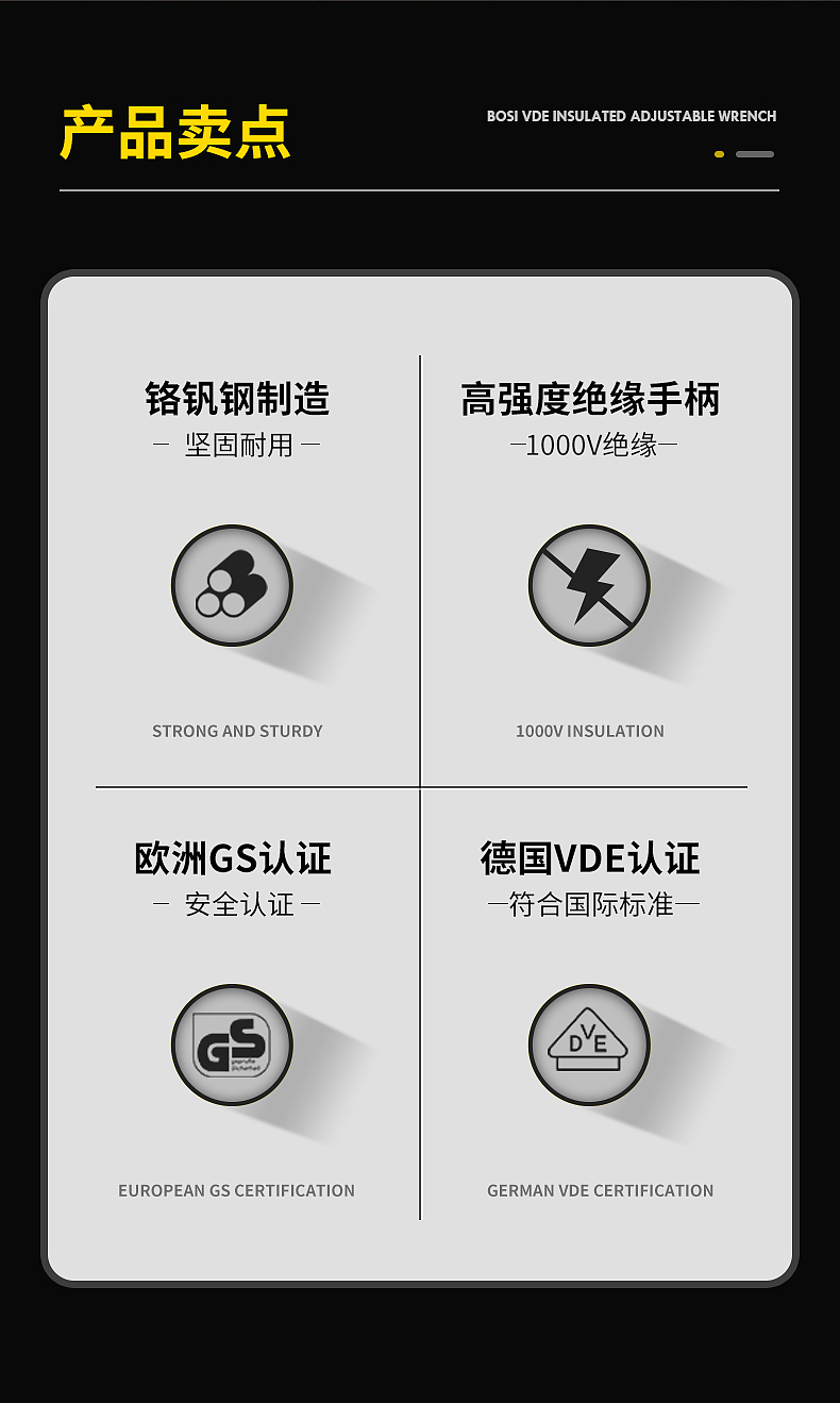 VDE绝缘耐压扳手详情页（图ZMjg2MzQ1MTQ0） - 电商 - 站酷设计师weisong007原创素材 - 站酷ZCOOL