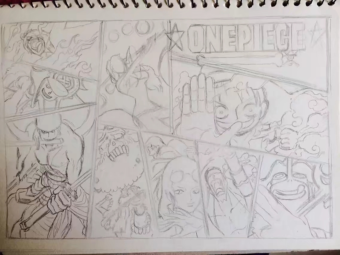 海贼王 插画 马克笔作品（图ZMTAwMjQ0MTcy） - 其他动漫 - 站酷设计师小柯手绘工作室原创素材 - 站酷ZCOOL