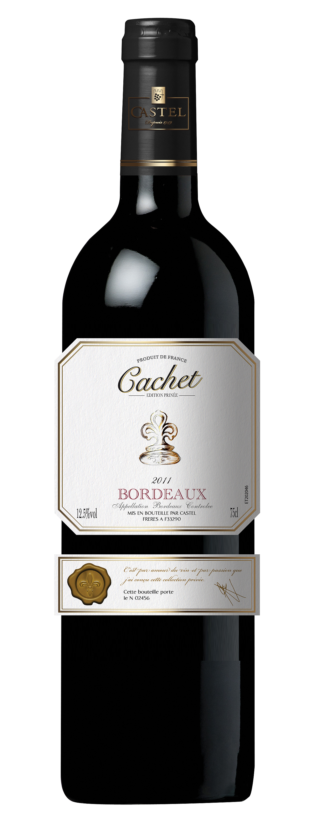 法国葡萄酒标设计