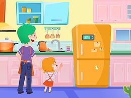 扁平低龄儿童画