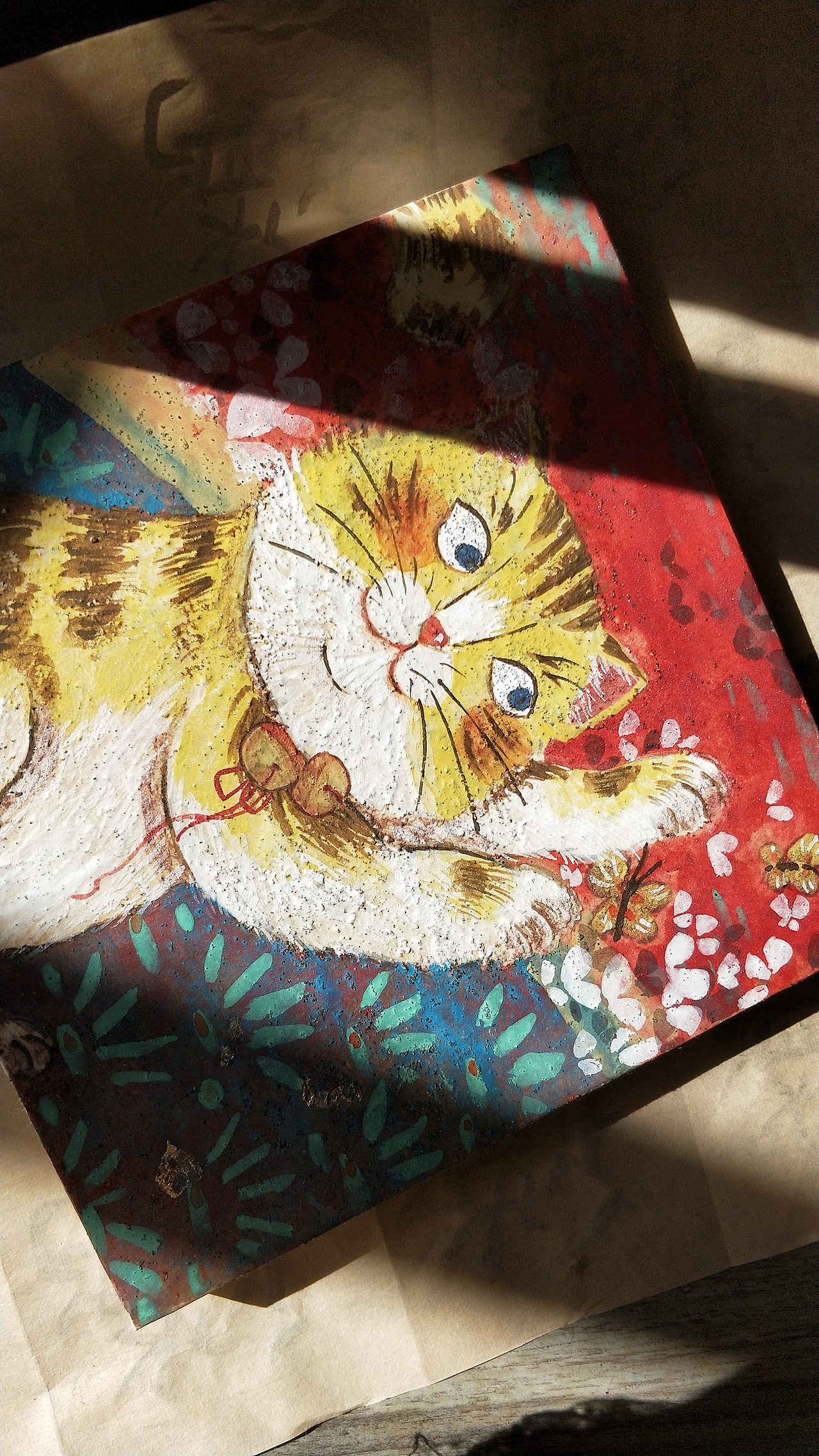 最近的岩彩小画