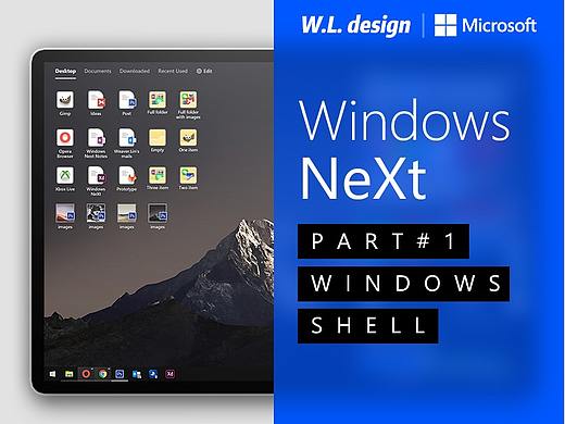 重新思考 Windows：Windows NeXt（个人主页-ZNDAwOTY5MTY=） - 交互/UE - 站酷设计师beapig原创素材 - 站酷ZCOOL